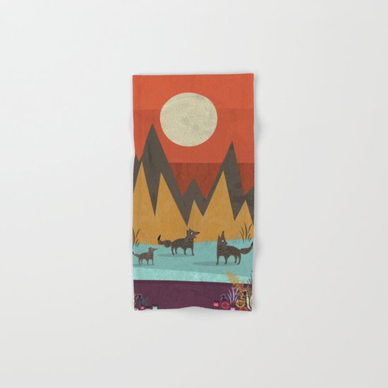 Wolves Hand & Bath Towel