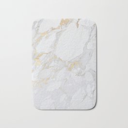 Marble with Gold Bath Mat