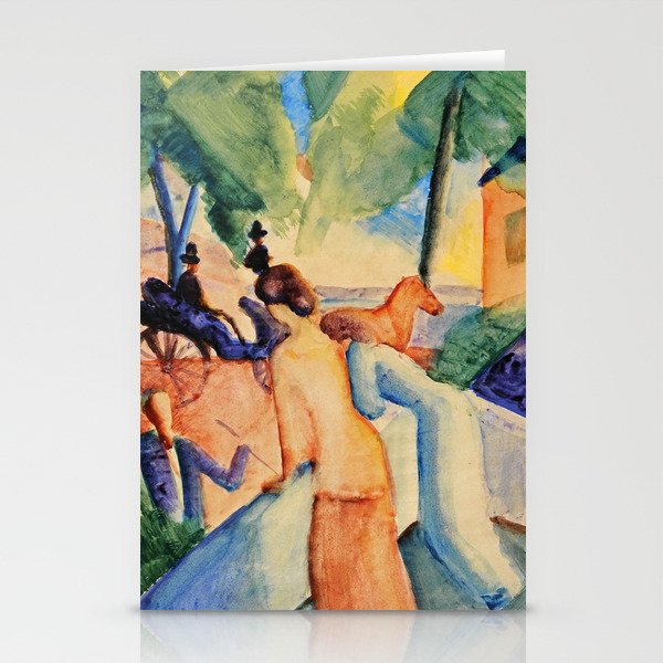 August Macke "Greeting" Stationery Cards