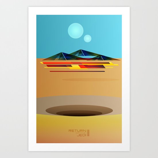Return of the Jedi Minimal Film Poster Art Print