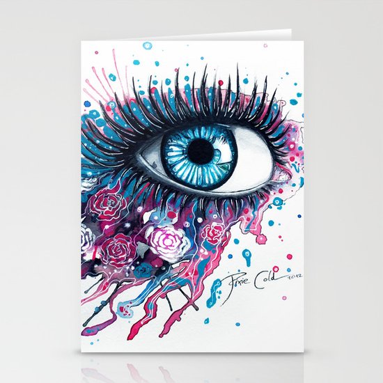 "Midnight Rose" Stationery Cards