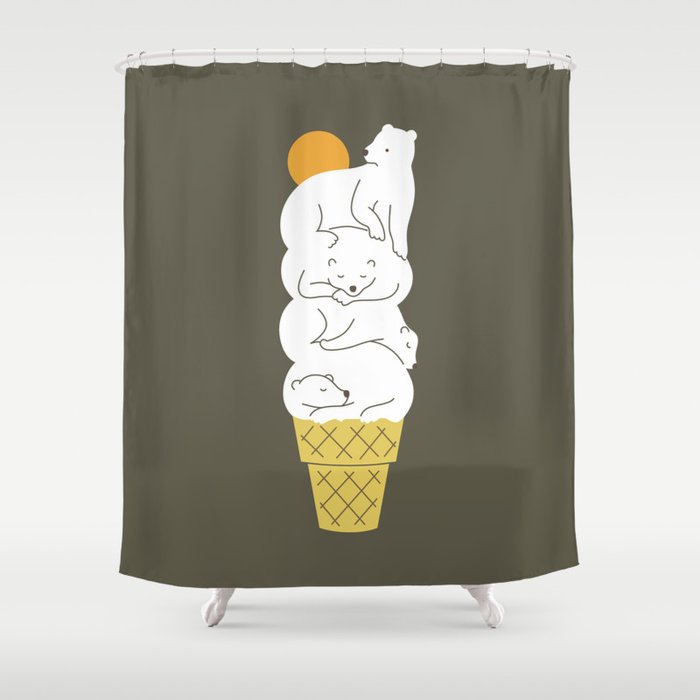 Summer is here Shower Curtain