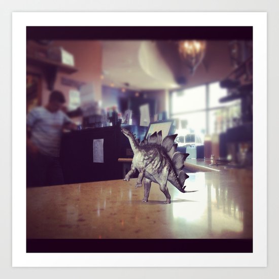 Posing Dino Art Print