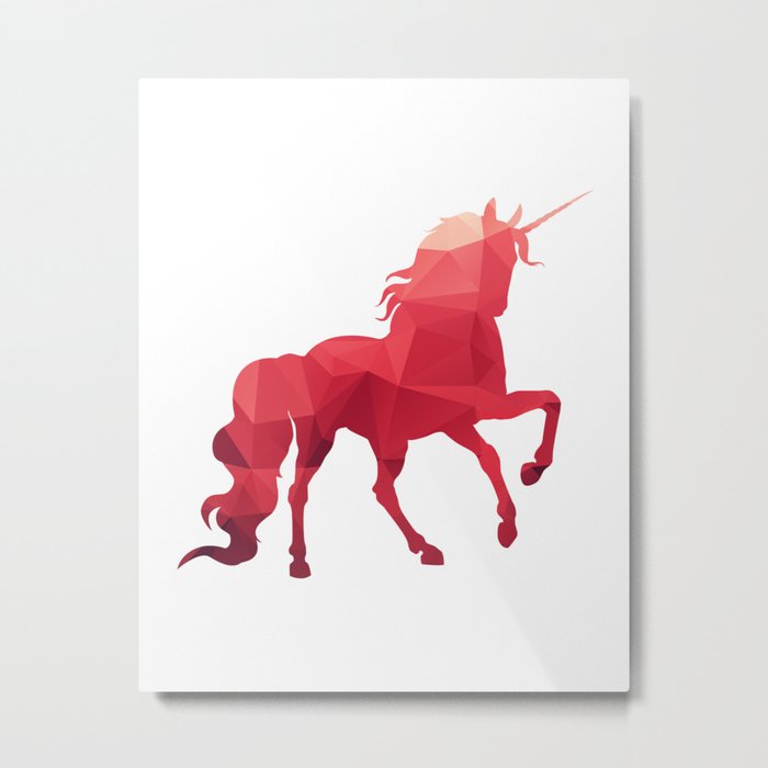 Unicorn Print Wall Art Decor Geometric Animal Print Minimalist