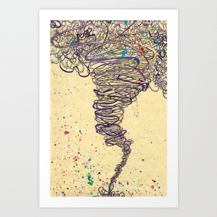 Twister Art Print
