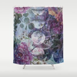 Winter Moon Shower Curtain