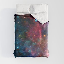Cosmic Connection, Galaxy, Space, Nebula, Stars, Planet, Universe, Duvet Cover