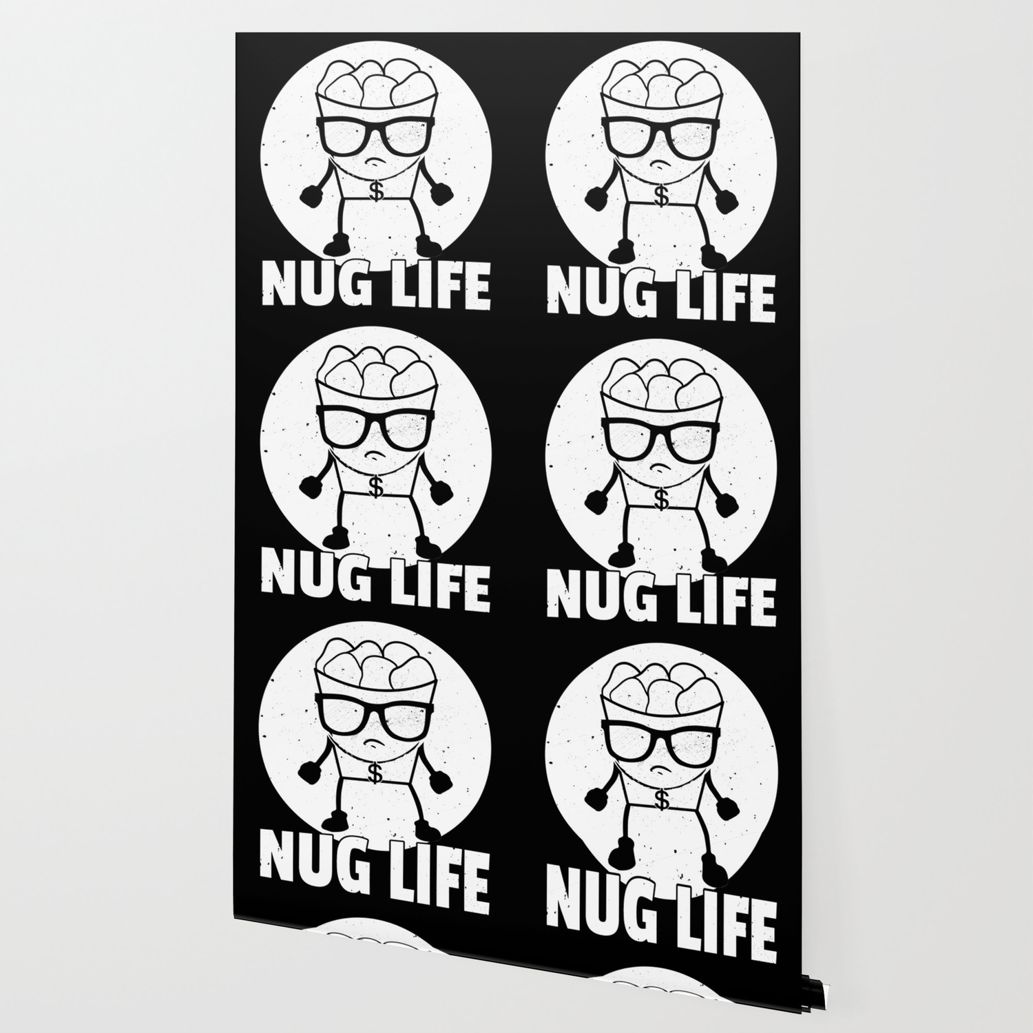 Chicken Nugget Nug Nuggs Gangster Life Wallpaper By Brob Society6