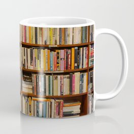 Bookshelf Books Library Bookworm Reading Coffee Mug