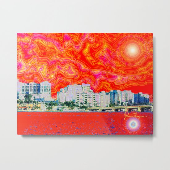 Miami Afternoon 2 Metal Print