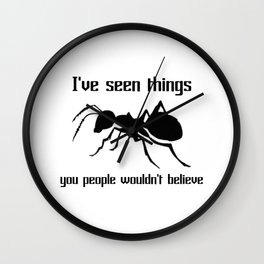 Unbelievable Ant Runner Wall Clock