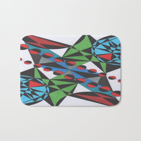 Flower Power 1 Bath Mat