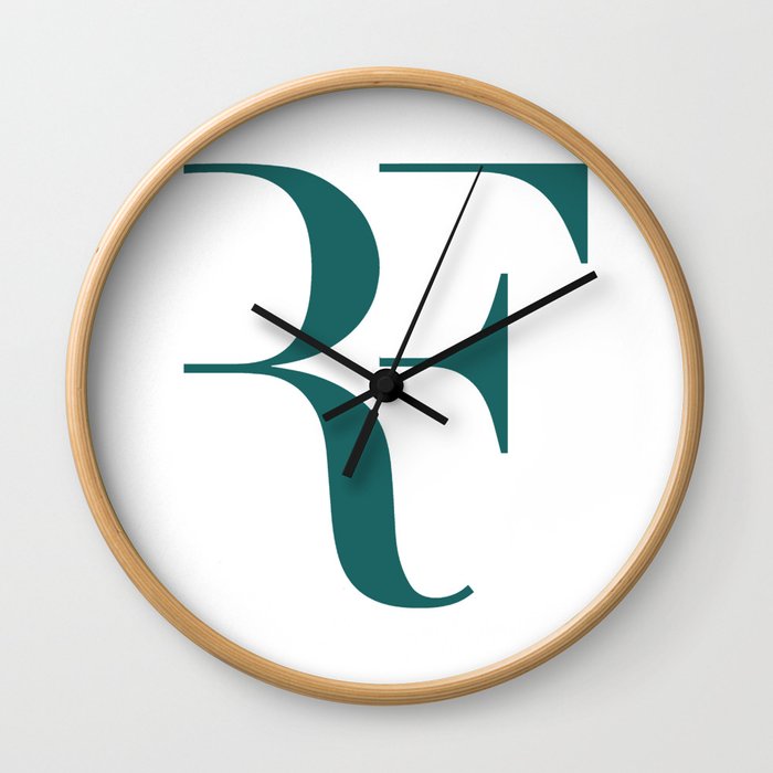 Roger Federer Logo Wall Clock