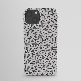By the numbers iPhone Case