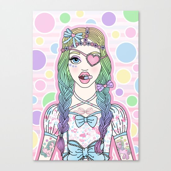 Love Is The Drug Canvas Print
