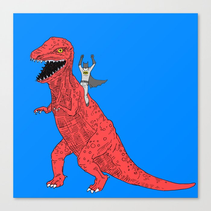 Dinosaur B Forever Canvas Print