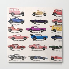 1969 Vintage Hot Wheels Redline Dealer's Store Display Poster Metal Print | Hotwheel, Storedisplay, Boys, Vintage, Children, Woodie, Toycars, Redline, Kids, Graphicdesign 