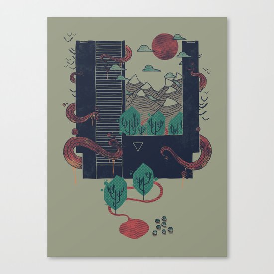 A World Within Canvas Print