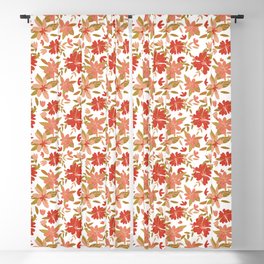 Bright Fall floral Blackout Curtain