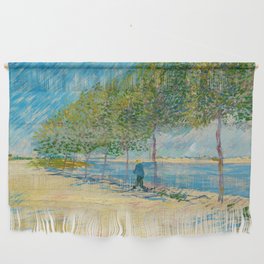 By the Seine, 1887 by Vincent van Gogh Wall Hanging