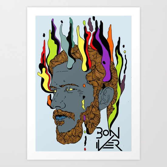 Bon Iver Art Print