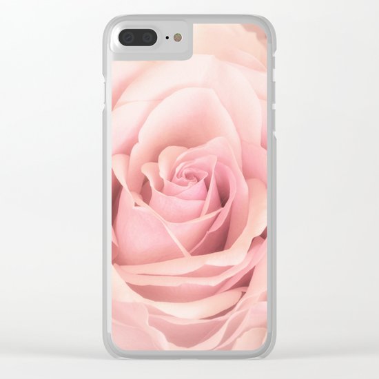 A rose is a rose - Wonderful pink Rose flower Clear iPhone Case