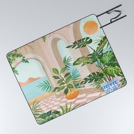 Tropical Beach Villa #30 Picnic Blanket