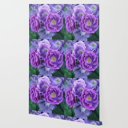 Purple Roses Wallpaper For Any Decor Style Society6