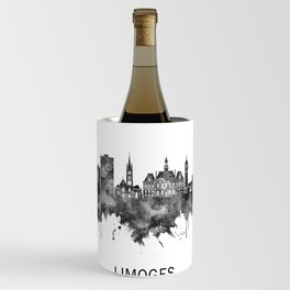 Limoges France Skyline BW Wine Chiller