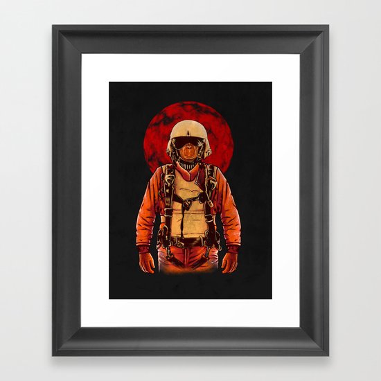 parachutist Framed Art Print