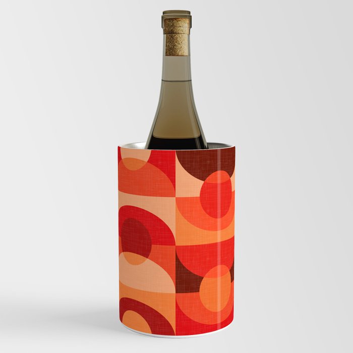 Sunset and Sunrise / Monochrome Geometry Wine Chiller