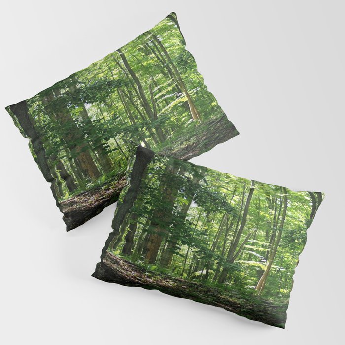 Pine tree woods Pillow Sham