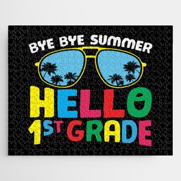 Bye Bye Summer Hello 1st Grade Jigsaw Puzzle