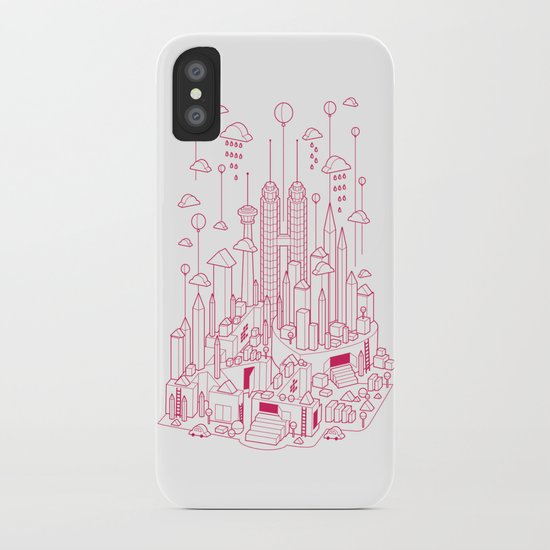 Kuala Lumpur (Red ver.) iPhone Case