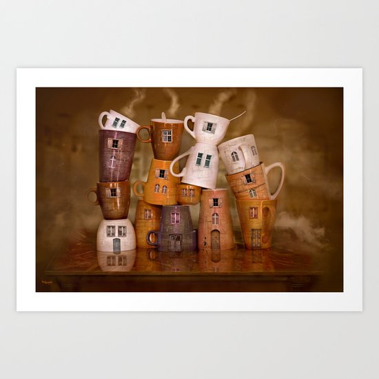 Coffeetime ! Art Print