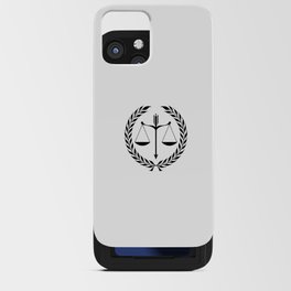 SYMBOL OF JUSTICE. iPhone Card Case