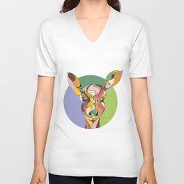 SOHO Collection - Fawn V Neck T Shirt