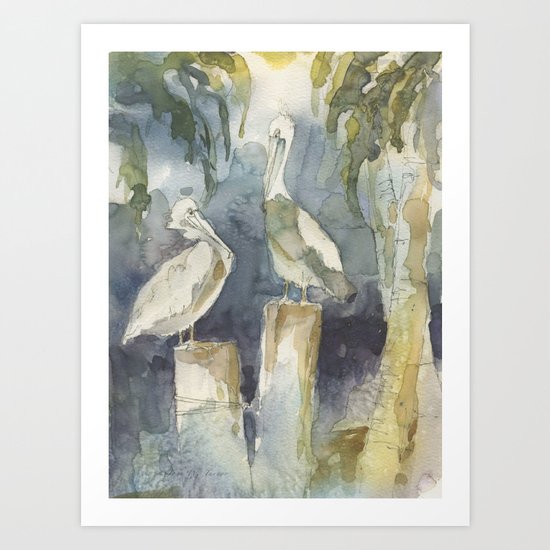 The Conversation Art Print