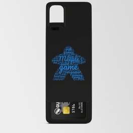 Blue Meeple Board Game Geek Word Art Android Card Case