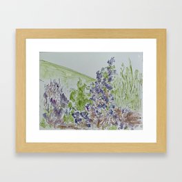 With the Land/4 Framed Art Print