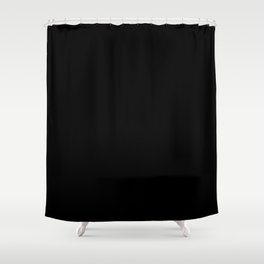 NOW BLACK  Shower Curtain
