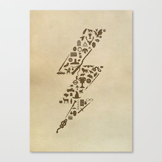Lightning never strikes twice Canvas Print