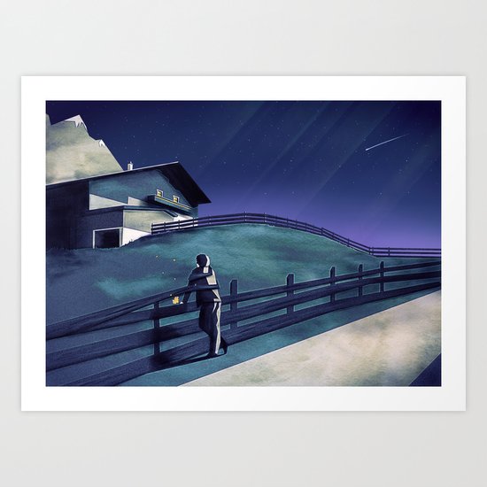 Waiting for you Art Print