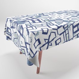 Blue Pattern Design Tablecloth