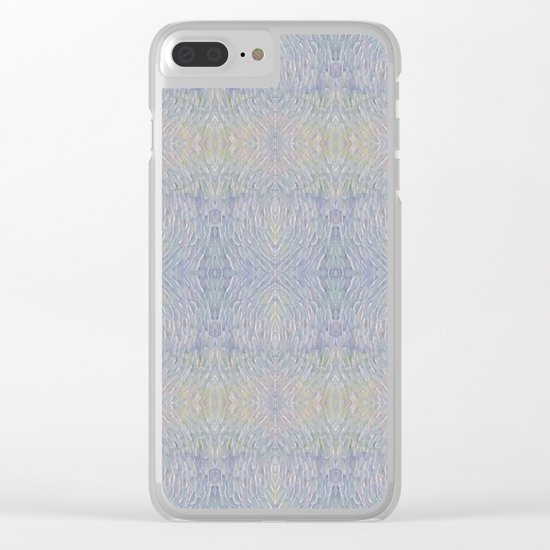 Opal Feathers Clear iPhone Case