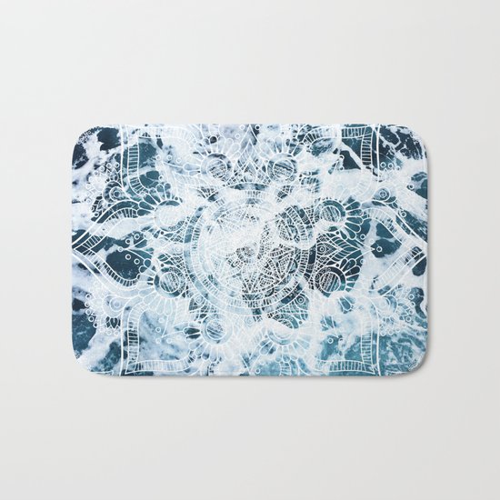 Ocean Mandala - My Wild Heart Bath Mat