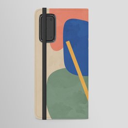Nordic Scandi Colorful Abstract Shapes Android Wallet Case
