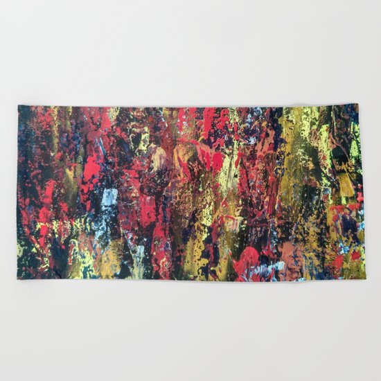 Abstract painting 103 Beach Towel