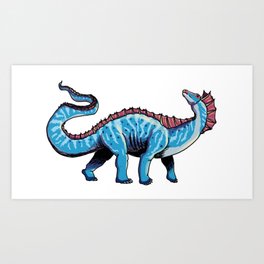 Amargasaurus Art Print