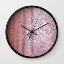 rusty pink shimmering ivy wall Wall Clock | Plants, Creators, Pink, Reveals, Double Exposure, Shimmering, Whathappened, Rustypink, Shimmer, Impose 